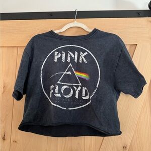Pink Floyd Graphic Cropped Tee- Size Medium